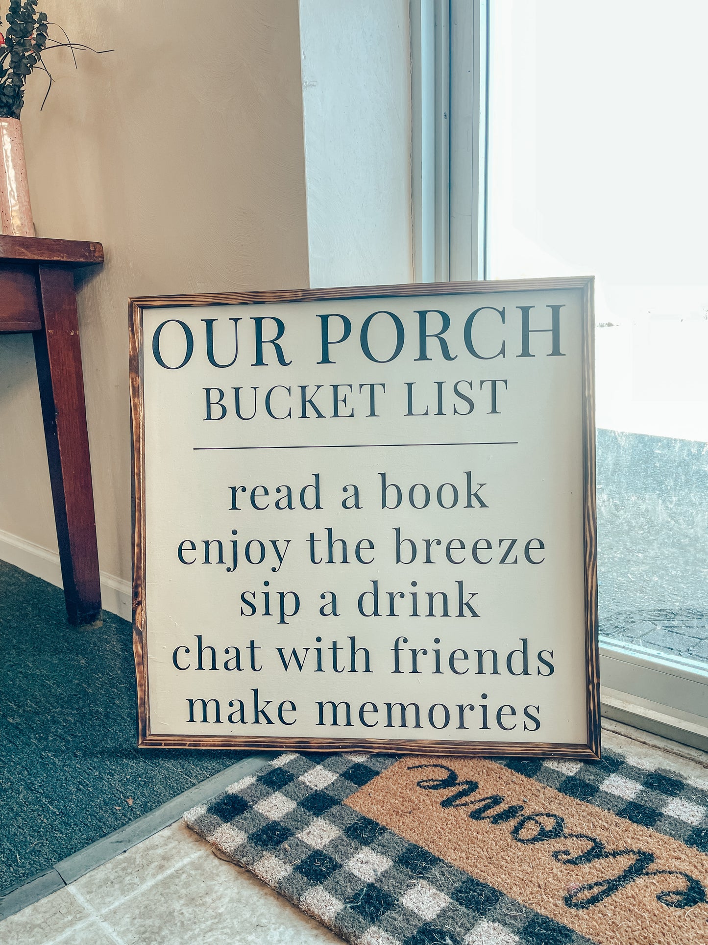 Our Porch Sign