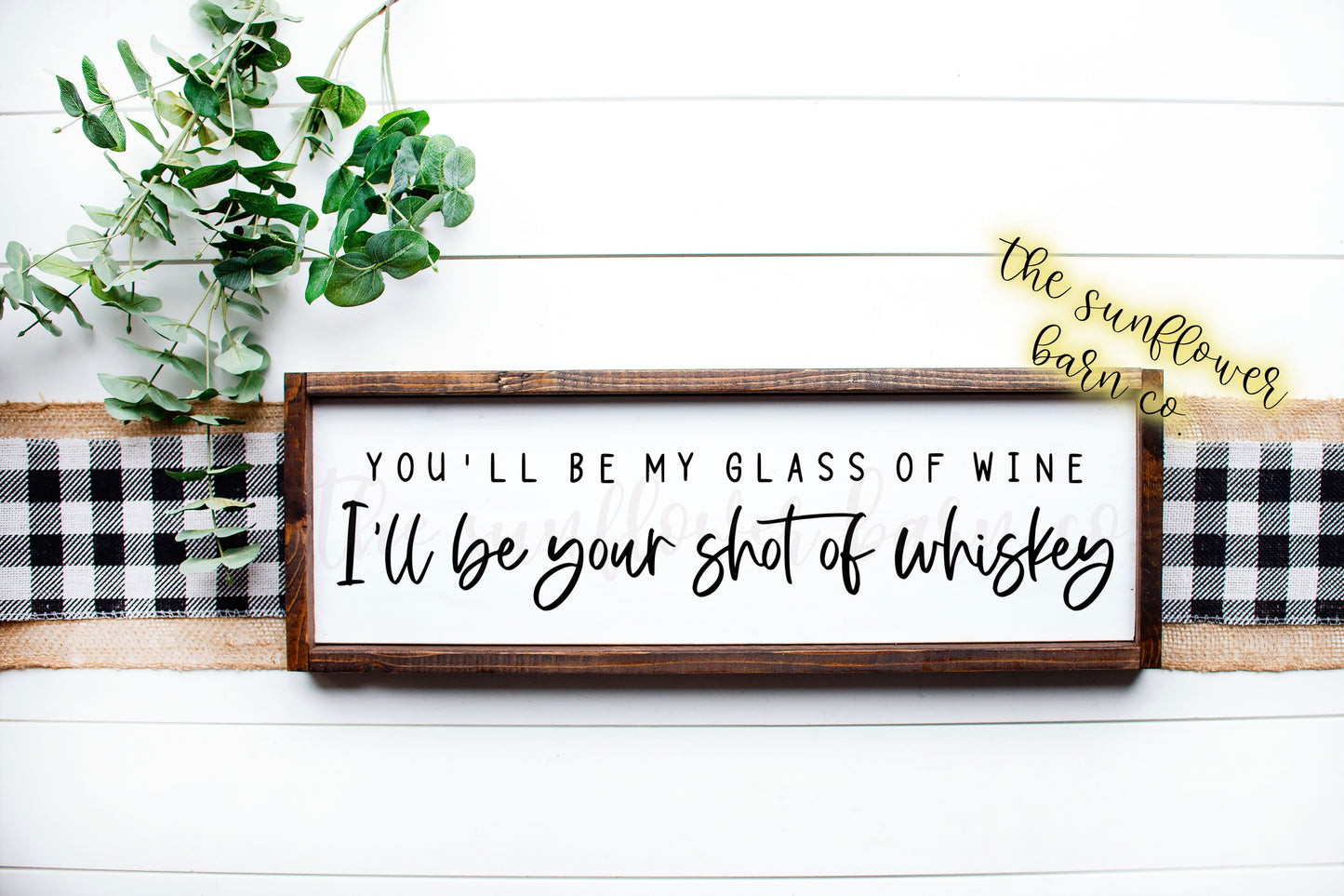 Shot of Whiskey Sign